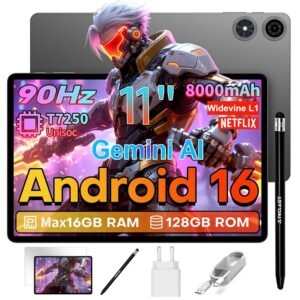 TECLAST P50T Android 16 Tablet 11 Pollici Gemini AI