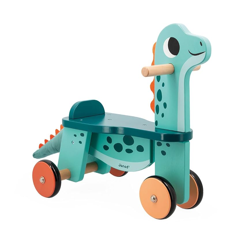 Janod - Cavalcabile Dinosauro Portosauro - Altezza Sedile 21 cm