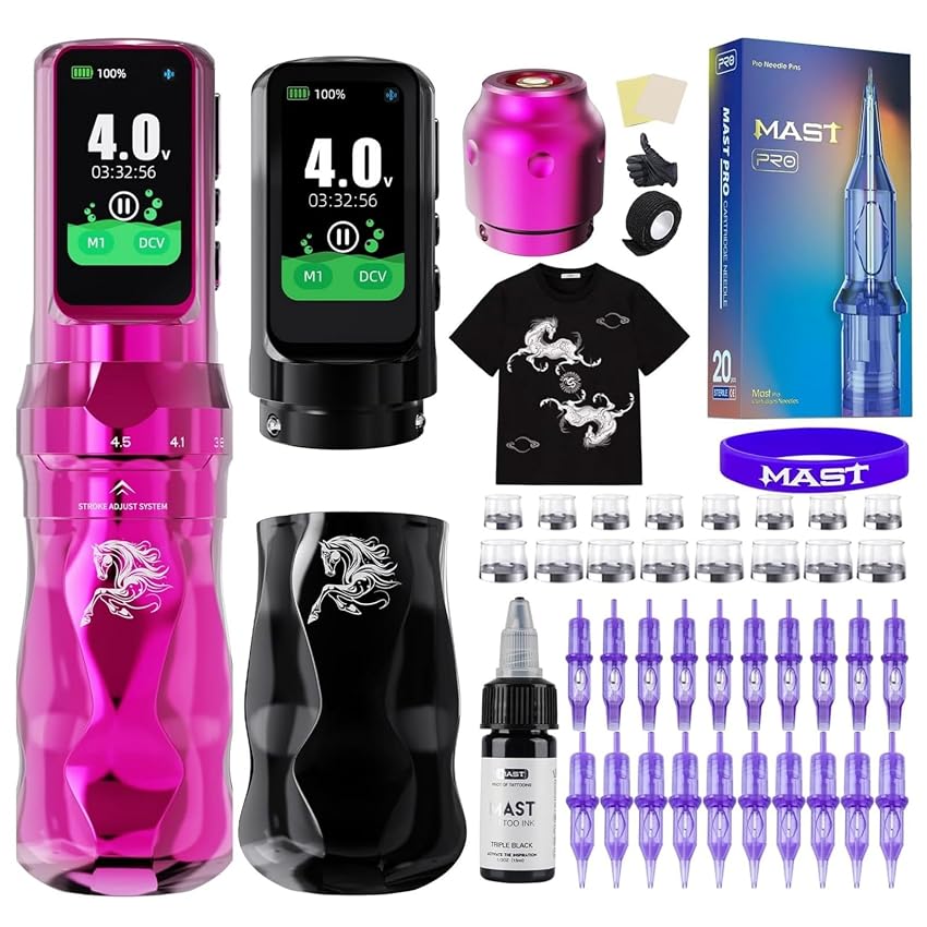 Dragonhawk Fold Pro Kit Macchina da Tatuaggio Edizione Year of The Horse