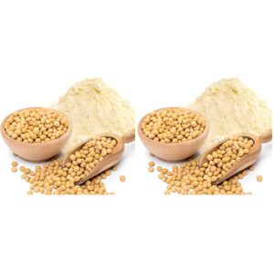 Bongiovanni Bontà Naturali Farina Di Soia Tostata 500G (Confezione da 2)