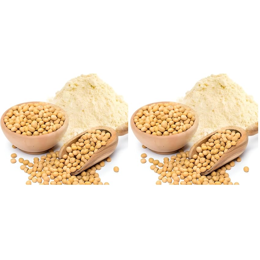 Bongiovanni Bontà Naturali Farina Di Soia Tostata 500G (Confezione da 2)