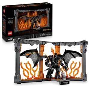 LEGO Icons Il Signore degli Anelli: Book Nook del Balrog - Costruzione per Adulti da Esposizione