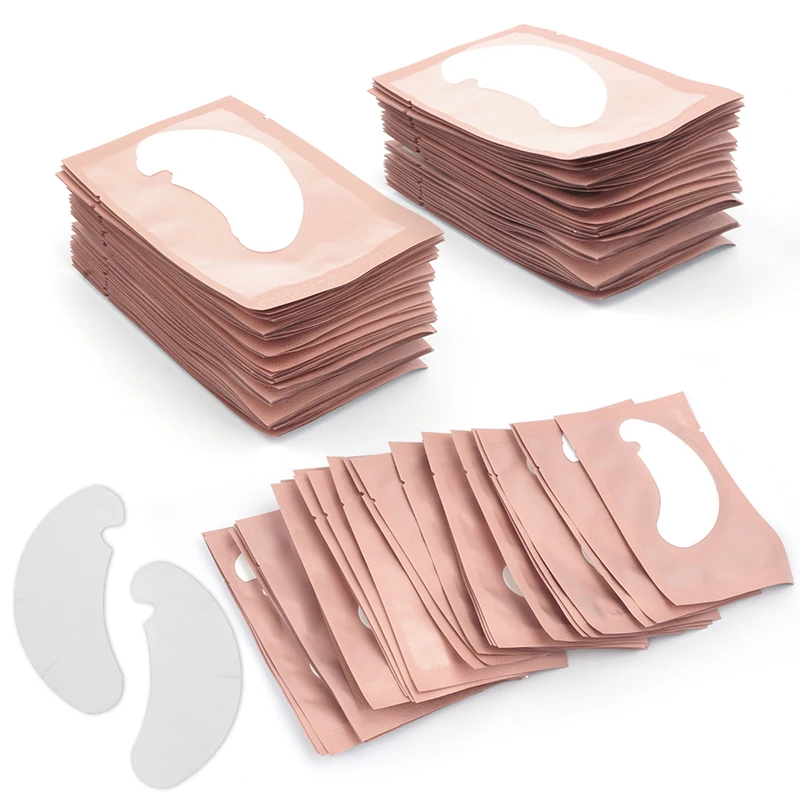 50 paia di cuscinetti per gli occhi per l'estensione delle ciglia toppe idrogel per