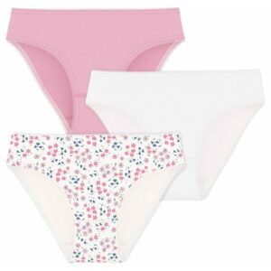 Set di Mutandine per Bambini in Cotone con Stampa Floreale
