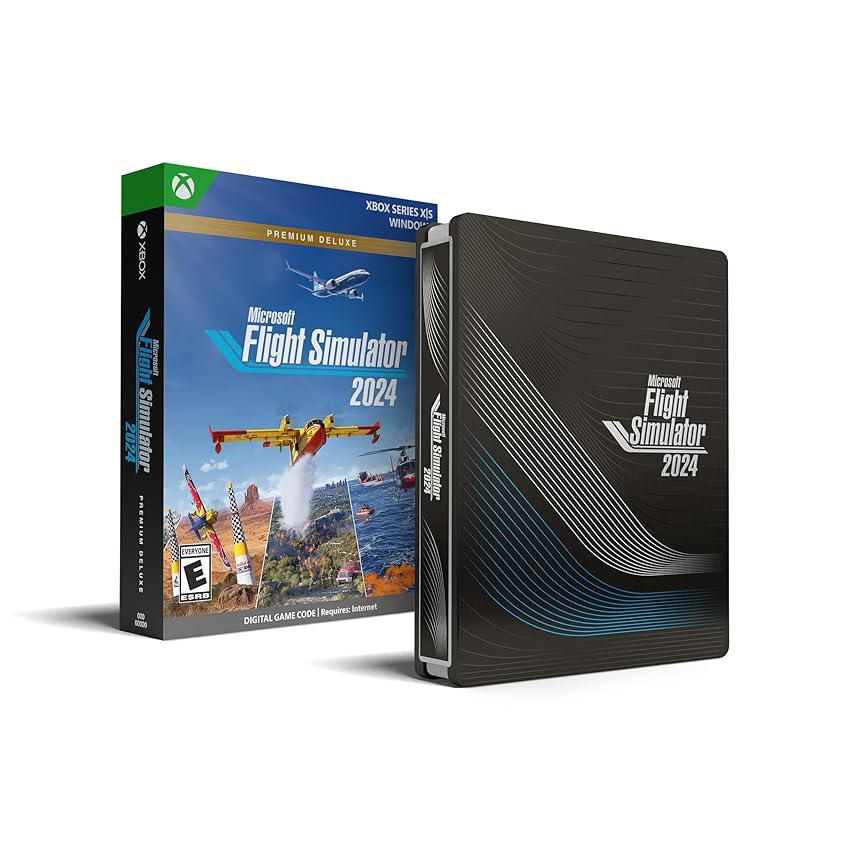 Microsoft Flight Simulator Premium Deluxe Steelbook Edition | Codice Digitale per
