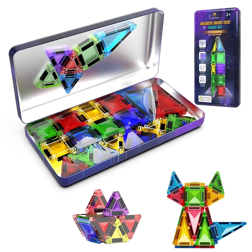 Desire Deluxe Micro Blocchi Magnetici - Gioco Educativo STEM da Viaggio per Bambini Desire Deluxe Micro Blocchi Magnetici - Gioco Educativo STEM da Viaggio per Bambini