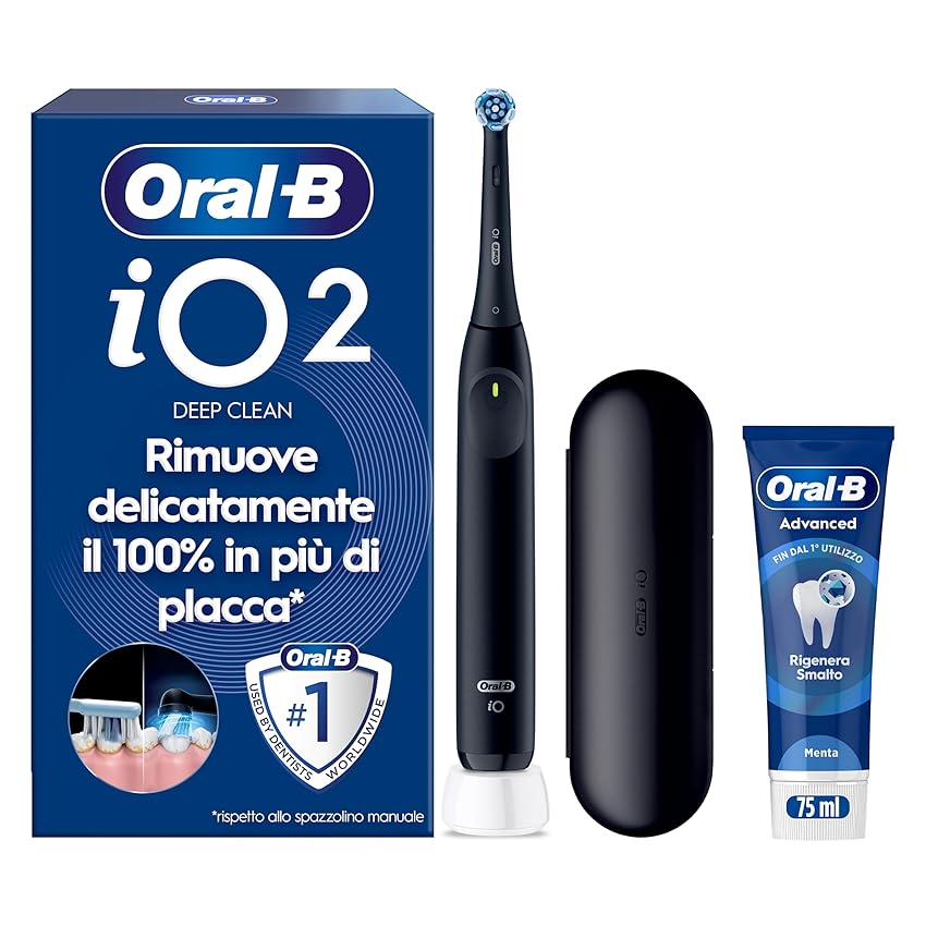 Oral-B iO 2 Spazzolino Elettrico Nero Oral-B iO 2 Spazzolino Elettrico Nero
