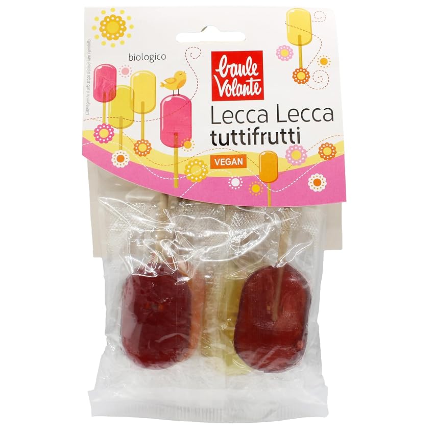 Baule volante Lecca lecca biologici Tutti Frutti-Caramelle naturali con sciroppo di