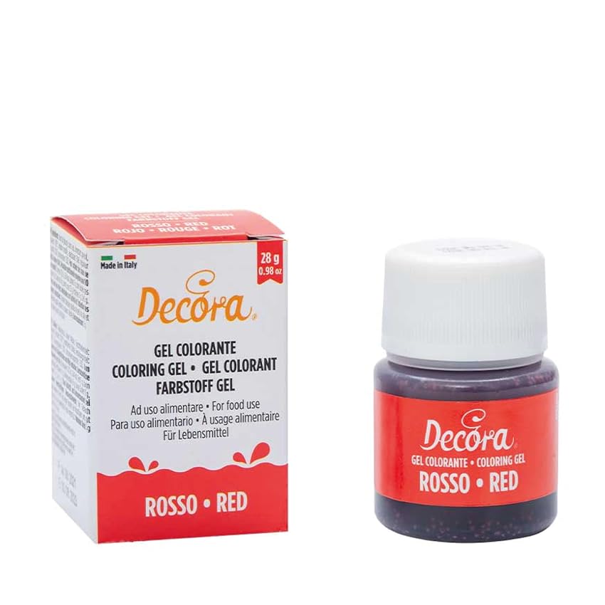Decora 9600810 Gel Colorante Decora Rosso 28 G