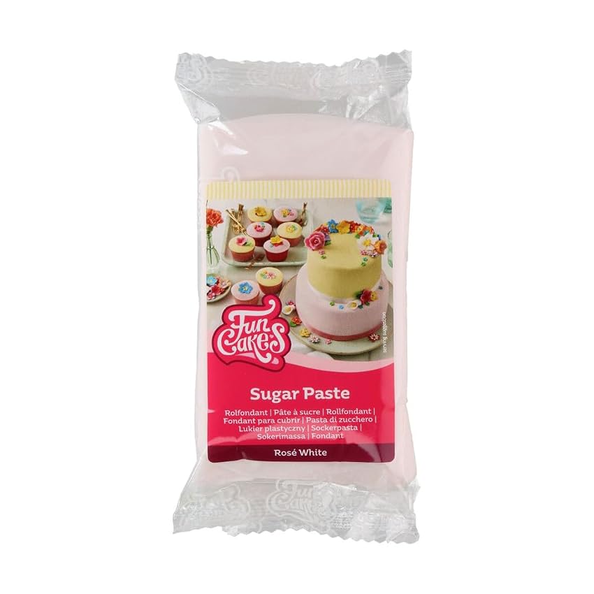 FunCakes Pasta di Zucchero Rosé White