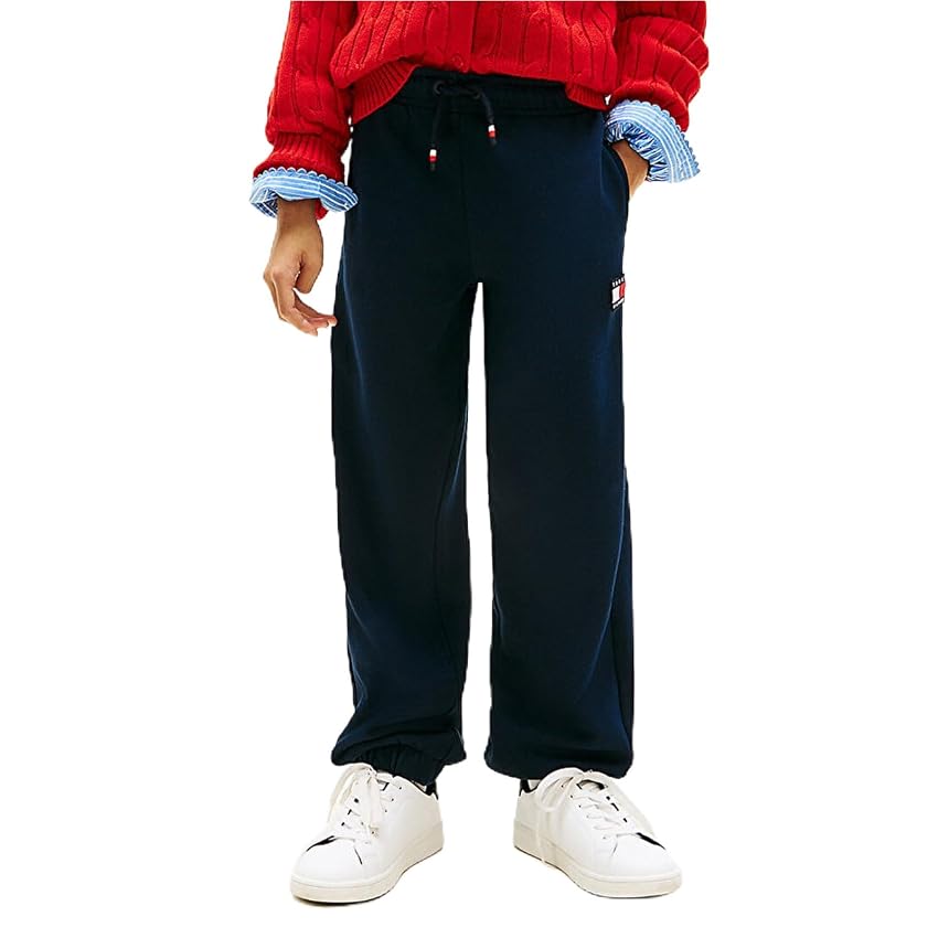 Tommy Hilfiger Bambini Unisex Pantaloni da Jogging Heritage in Cotone