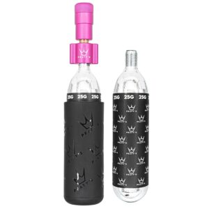 Peaty's Holeshot Kit Gonfiaggio con Bomboletta CO2 per Bici - Pompa CO2 Bici con Design Lineare Compatto