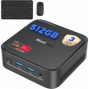 Blackview 【Set Completo】 MP50 Mini PC AMD Ryzen 5 (16GB RAM 512GB SSD)