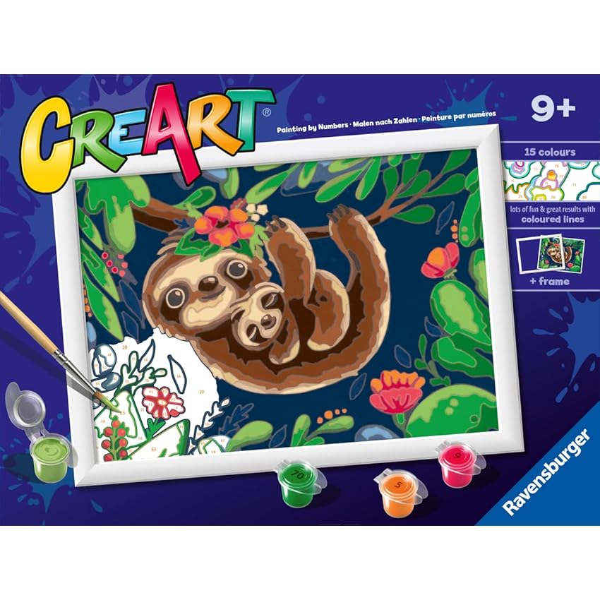 Ravensburger CreArt: Vita da brapo – Dipingere con i Numeri per Bambini 9+ Anni Ravensburger CreArt: Vita da brapo – Dipingere con i Numeri per Bambini 9+ Anni