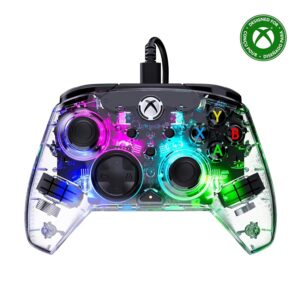Turtle Beach Afterglow Trasparente Controller Gamepad RGB cablato