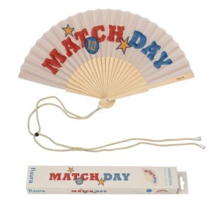 Fisura – Ventaglio originale in legno con scritta “Match Day”