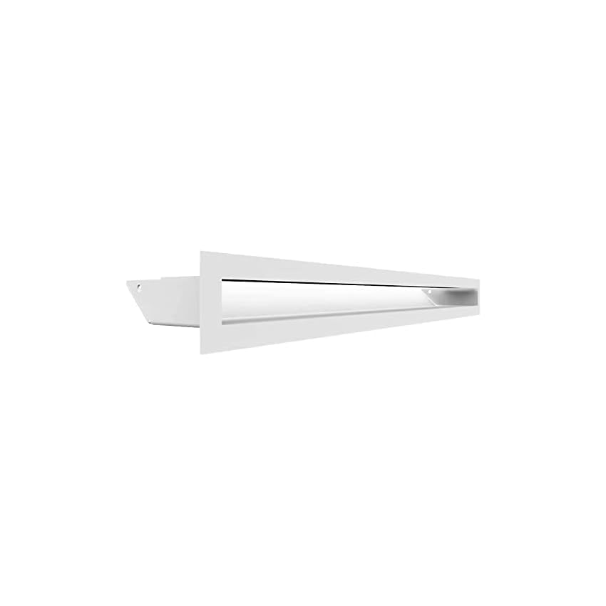 KRATKI griglia di ventilazione AIR | Griglia aria calda 6 x 60 cm | Bianco | Griglia