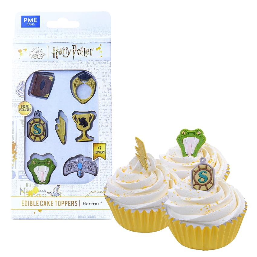 PME Harry Potter Set 7 Decorazioni di Zucchero edibili per cupcakes