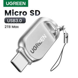 Lettore di schede UGREEN adattatore OTG da USB-C a Micro SD TF Card per Laptop PC