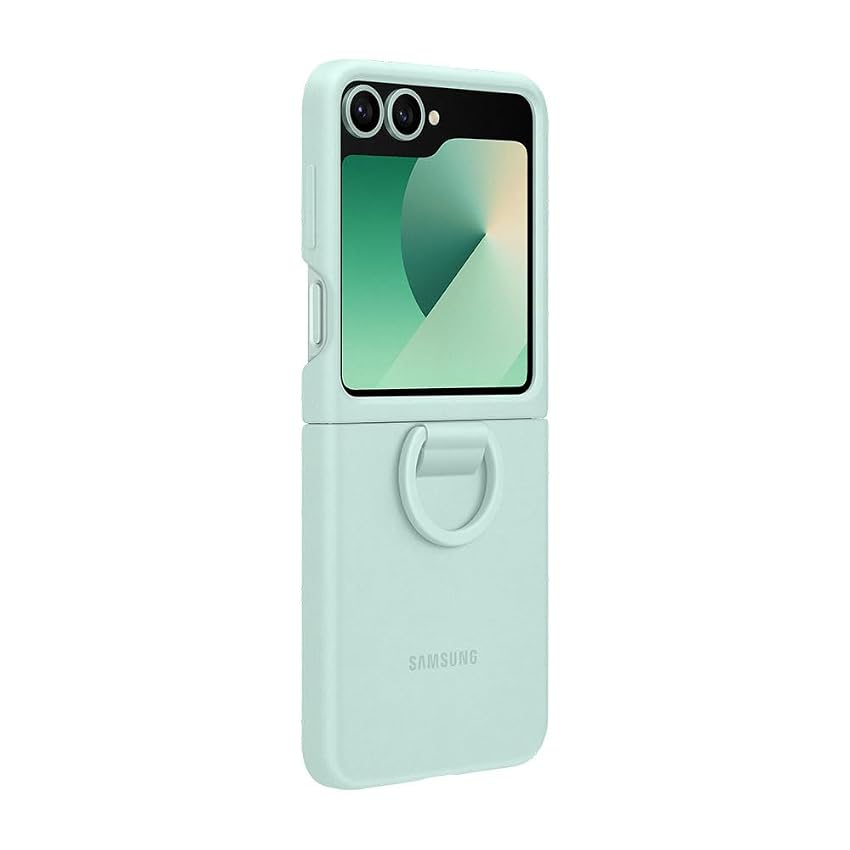 Samsung Silicone Case with Ring Custodia pieghevole in silicone con anello per Galaxy