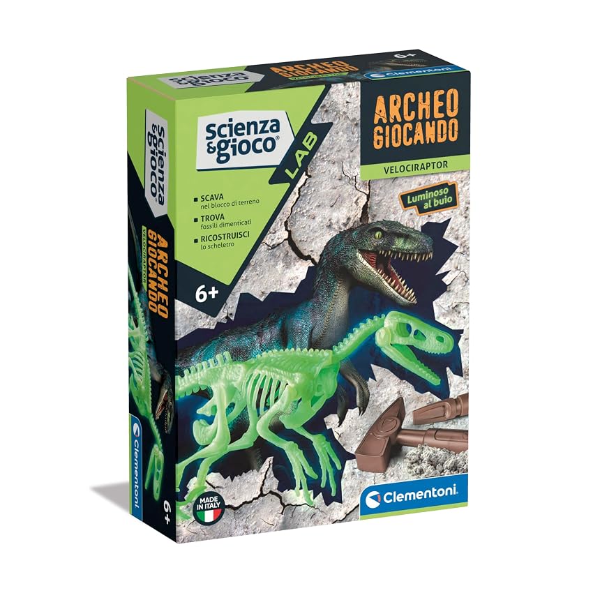 Clementoni - 19227 - Scienza E Gioco Lab - Archeogiocando Velociraptor Clementoni - 19227 - Scienza E Gioco Lab - Archeogiocando Velociraptor