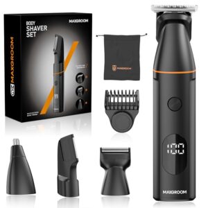 MAXGROOM 4 in 1 Rasoio Elettrico Corpo Uomo Kit