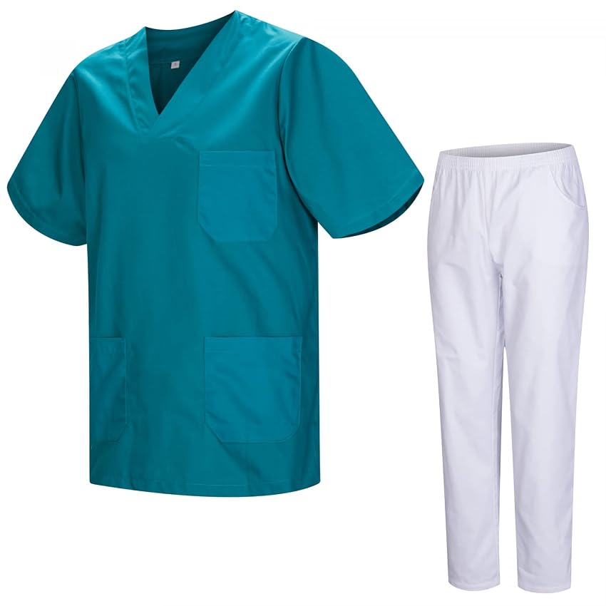 MISEMIYA - Uniformi Unisex Set Camice – Uniforme Medica con Maglia e Pantaloni Uniformi MISEMIYA - Uniformi Unisex Set Camice – Uniforme Medica con Maglia e Pantaloni Uniformi