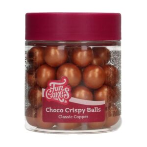 FunCakes Choco Crispy Balls Classic Copper: Perle Croccanti al Cioccolato Color Rame