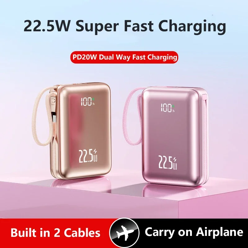 Mini Power Bank da 20000 mAh Batteria esterna 22