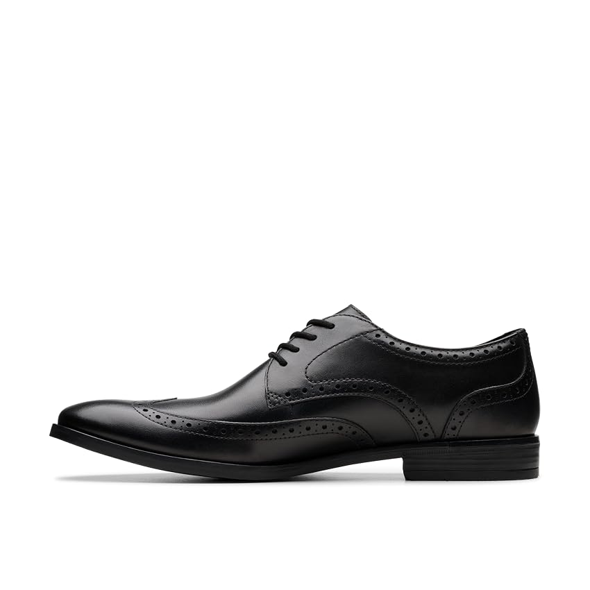 Clarks Brandon Limit Mens Black Leather Clarks Brandon Limit Mens Black Leather