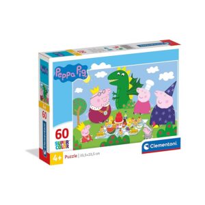 Clementoni - 26204 - Supercolor Puzzle - Peppa Pig - 60 Pezzi