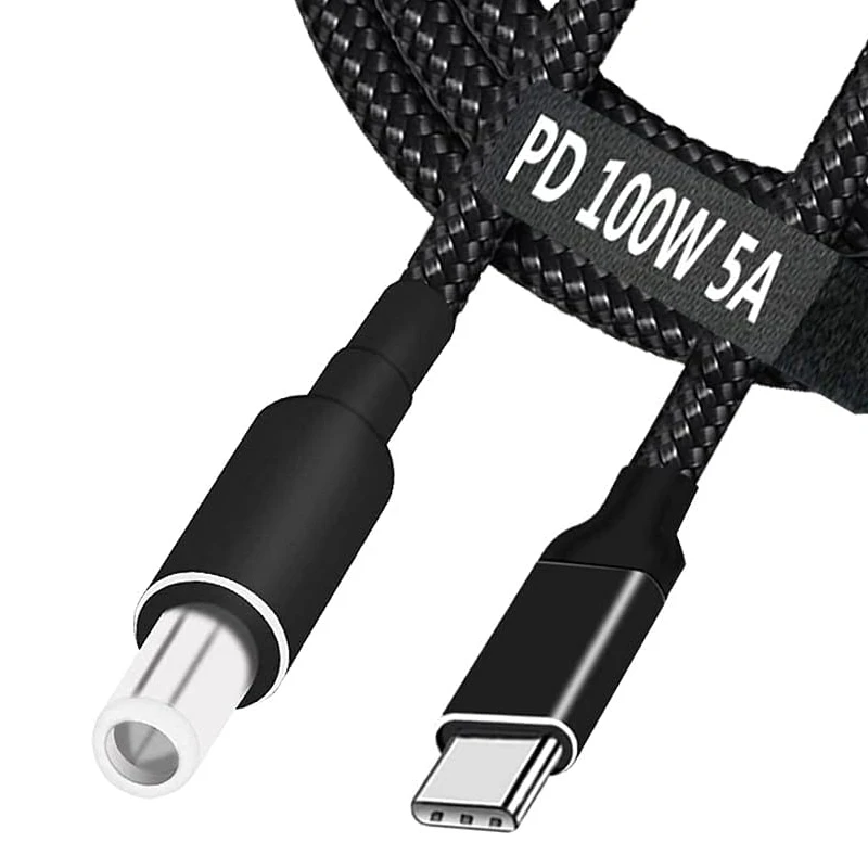 Cavo da 100 W USB Tipo C PD a 7.4*5.0mm Dc Jack Convertitore connettore caricatore