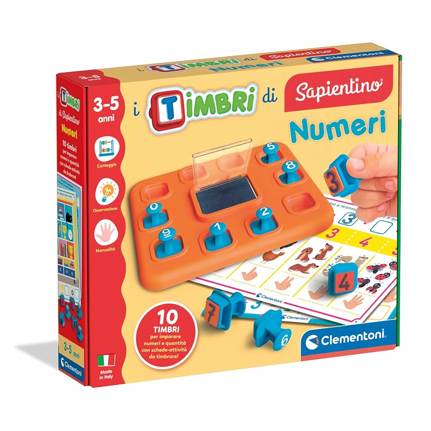 Clementoni Sapientino - I Timbri di Sapientino Numeri Clementoni Sapientino - I Timbri di Sapientino Numeri