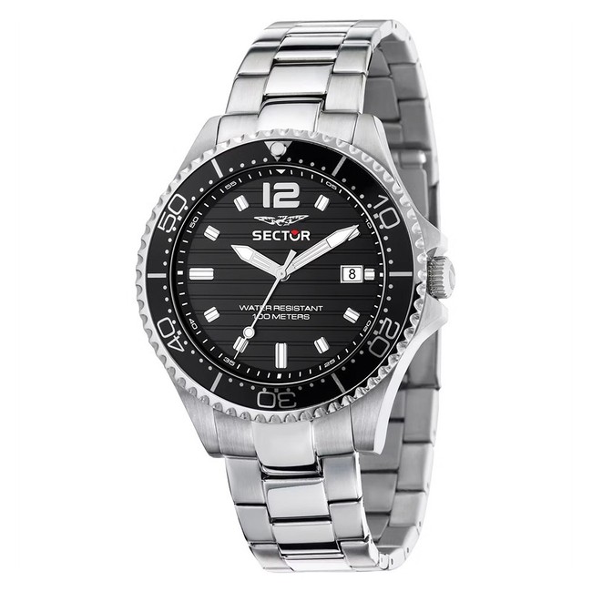 Orologio SECTOR 230 Uomo Acciaio Datario / Nero (R3253161045)