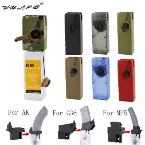 VULPO Airsoft Paintball M4 BB Caricatore di velocità Manovella Caricatore rapido AK