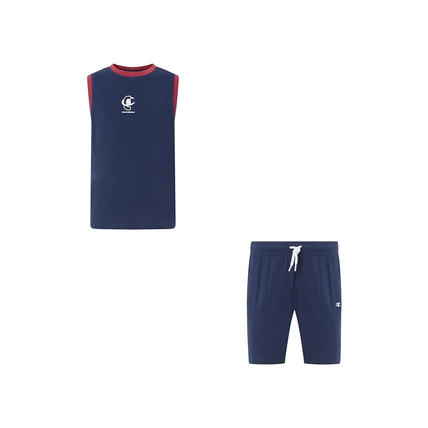 Champion Set grafico ragazzo con logo Champion Set grafico ragazzo con logo