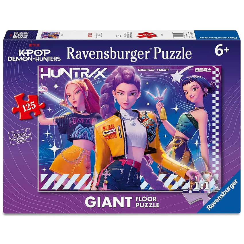 Ravensburger - Puzzle 125 Pezzi Giant: K-Pop Demon Hunters
