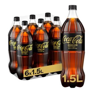 Coca-Cola Zero Zuccheri Zero Caffeina – 6 Bottiglie da 1.5 L