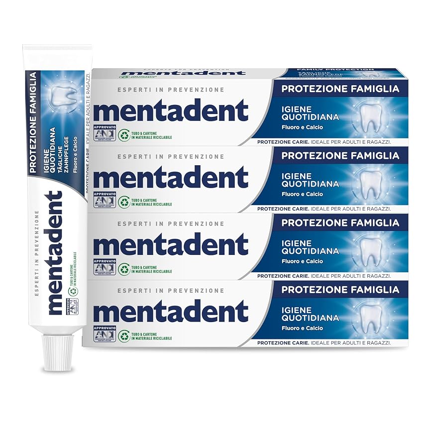 Mentadent Dentifricio Protezione Famiglia Igiene Quotidiana Mentadent Dentifricio Protezione Famiglia Igiene Quotidiana