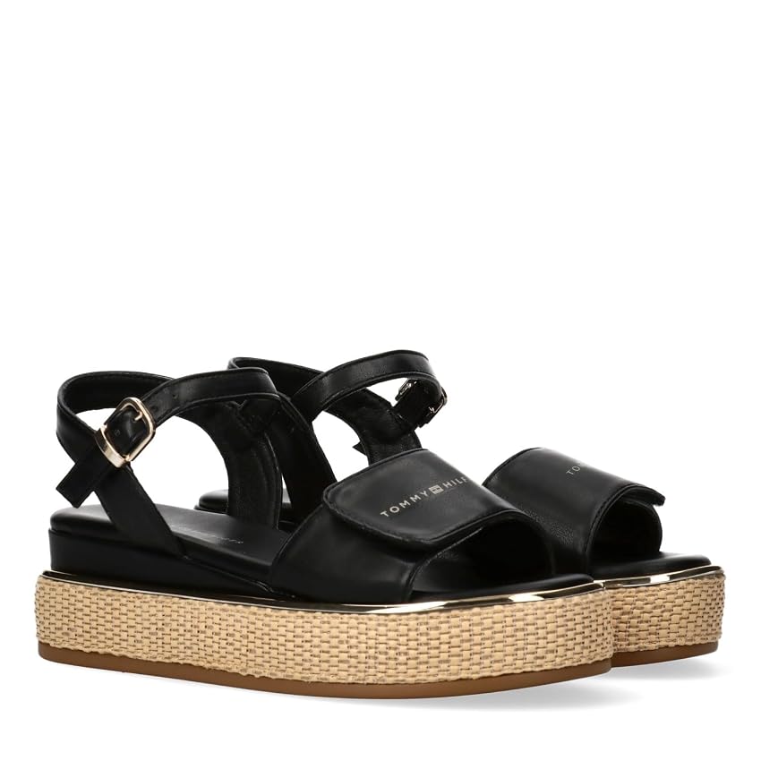 Tommy Hilfiger Sandali con plateau e logo Tommy Hilfiger Sandali con plateau e logo