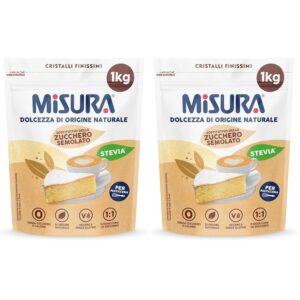 Misura Pasticceria Stevia Dolcificante in Cristalli Finissimi