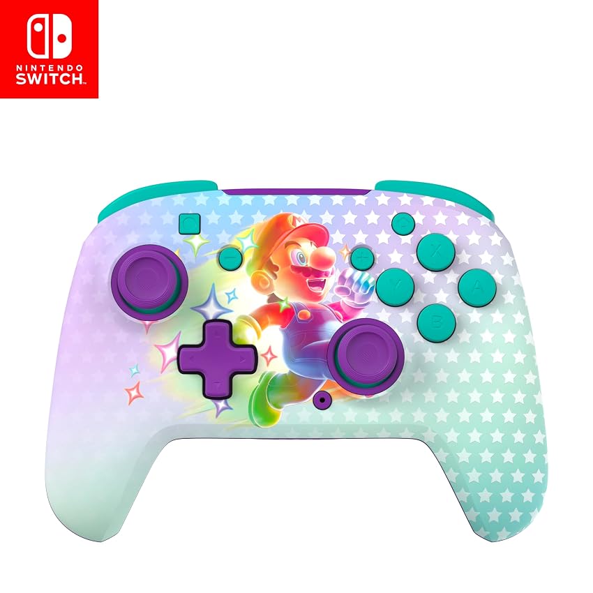 Turtle Beach Rematch Invincible Mario Controller da gaming wireless per Nintendo Switch.