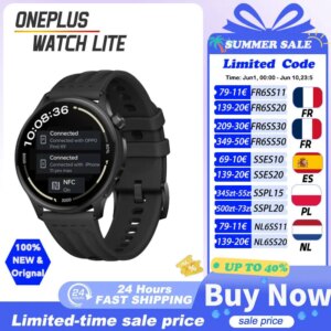 Anteprima mondiale OnePlus Watch Lite Smart Watch Versione globale Fino a 10 giorni