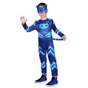 Ciao- Gattoboy Catboy costume travestimento bambino originale PJ Masks Superpigiamini (Taglia 3)
