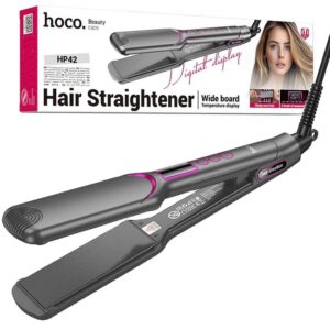 HOCO HP42 PIASTRA PER CAPELLI HAIR STRAIGHTENER EXTRA LARGE 120&deg;C a 220&deg;C