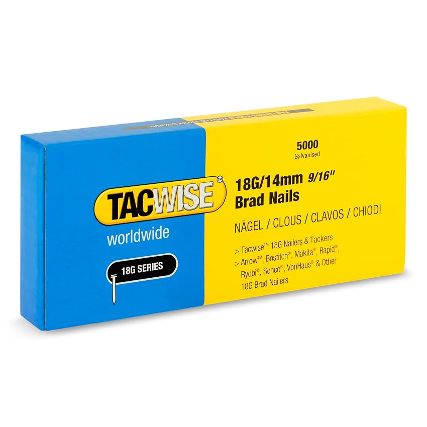 Tacwise 1724 Chiodi Brad Galvanizzati Tipo 18G / 14 mm