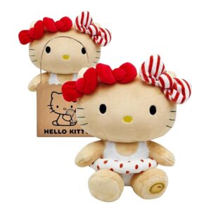 Joy Toy - Sanrio Hello Kitty Summer Days Floaty ECO-Peluche 24 cm con custodia di