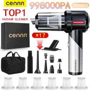 CENRR Aspirapolvere Portatile per Auto Mini 998000PA Potente Aspirapolvere Senza Fili