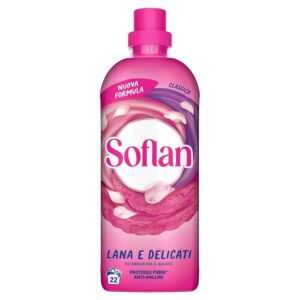 Soflan Detersivo Lavatrice Profumato per Delicati alla Rosa