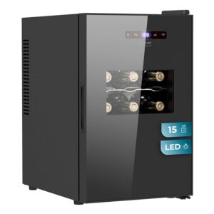 Cecotec Cantinetta Vino Bolero GrandSommelier 1550 CoolCrystal. 15 Bottiglie